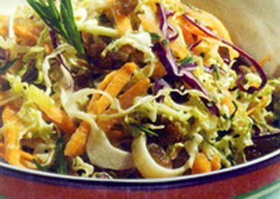 Salada crua de legumes